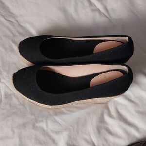 J. Crew Wedge Espadrille Slip On Heels Size 8.5. NWOB